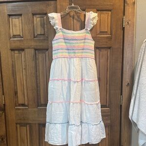 Vineyard Vines Multicolor Smocked Kids Dress